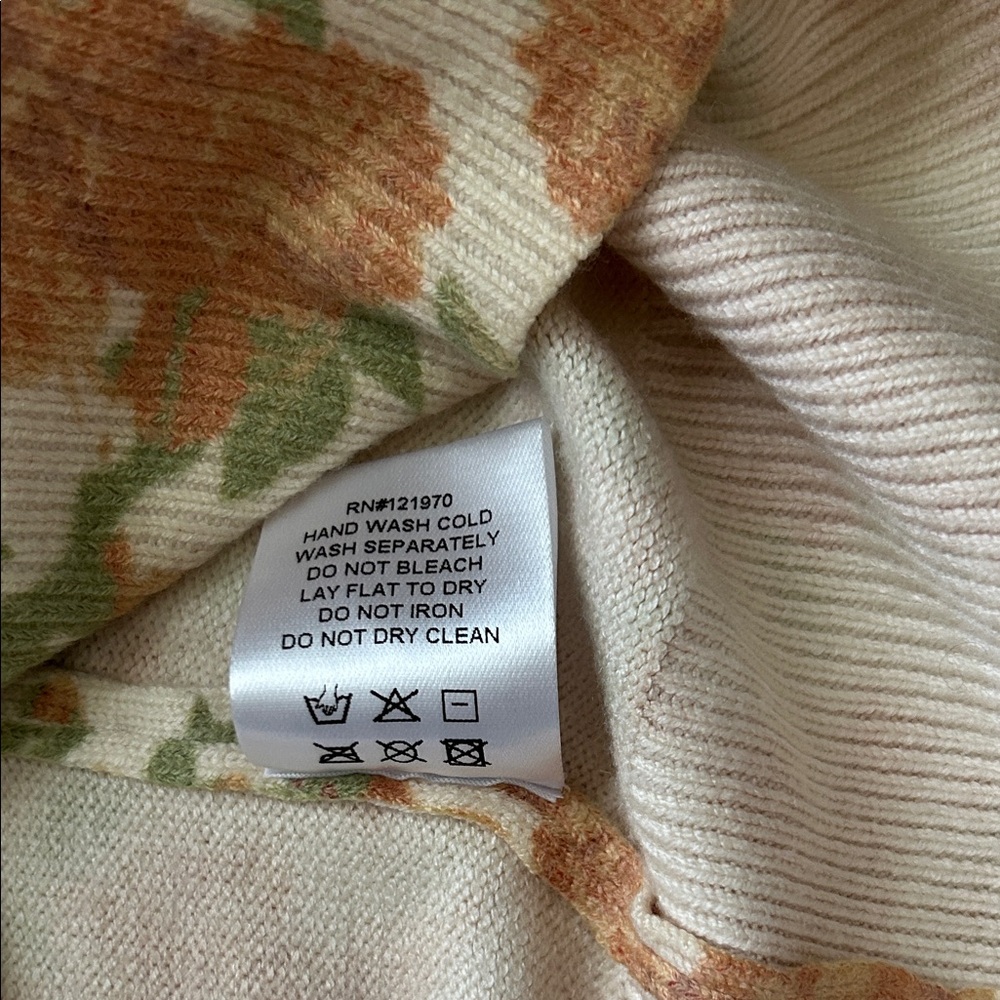 Floral Fall Sweater - Picture 6 of 7